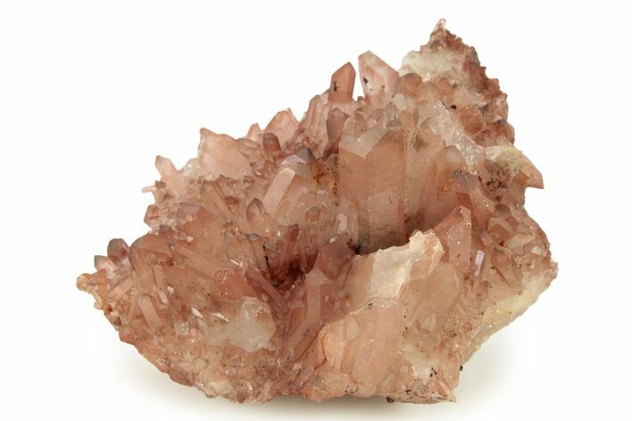 Tangerine Quartz Crystal Cluster - Brazil #259267